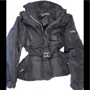 GUESS feather/down winter coat LG black